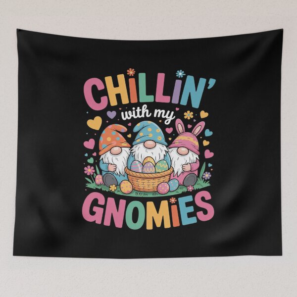 Item preview, Chillin' With My Gnomies Easter Day Men Women Kids  designed and sold by lilLilaBatArt.