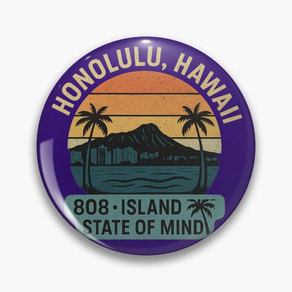 Item preview, “Honolulu, Hawaii – 808 Island State of Mind” designed and sold by Laughprints.