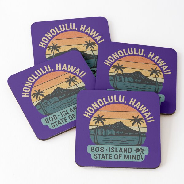 Item preview, “Honolulu, Hawaii – 808 Island State of Mind” designed and sold by Laughprints.