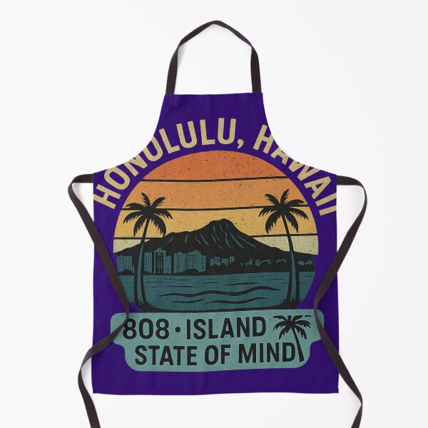 Item preview, “Honolulu, Hawaii – 808 Island State of Mind” designed and sold by Laughprints.