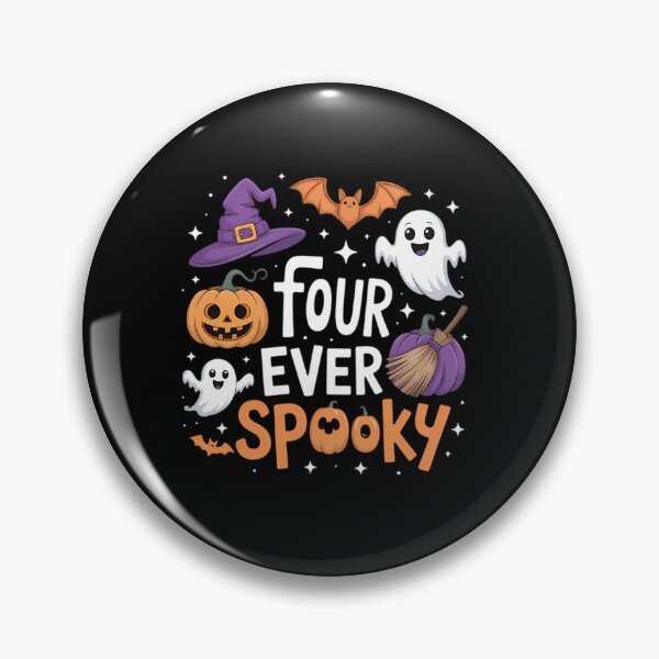 Item preview, Four Ever Spooky Funny Halloween 4Th Birthday  designed and sold by Zephyr6Dragon.