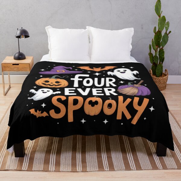 Item preview, Four Ever Spooky Funny Halloween 4Th Birthday designed and sold by Zephyr6Dragon.