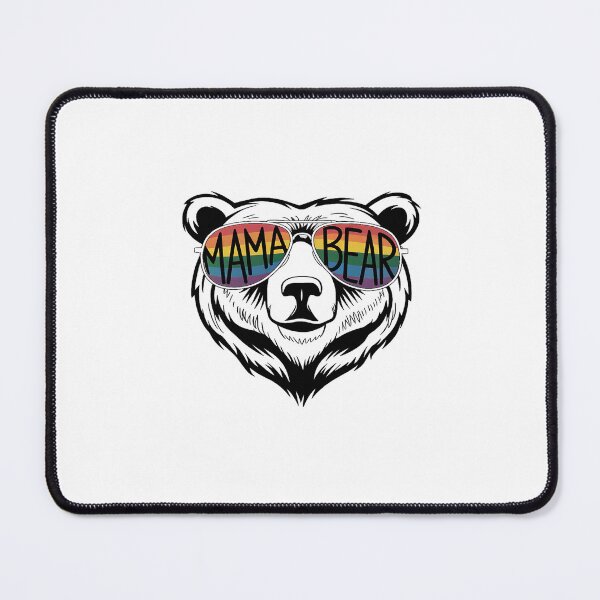 Item preview, LGBTQ Mama Bear Proud Mom Momma Ally designed and sold by RayArmstrong.