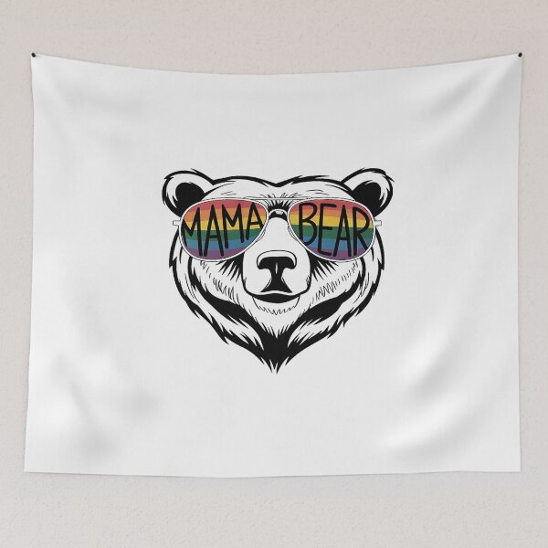 Item preview, LGBTQ Mama Bear Proud Mom Momma Ally designed and sold by RayArmstrong.