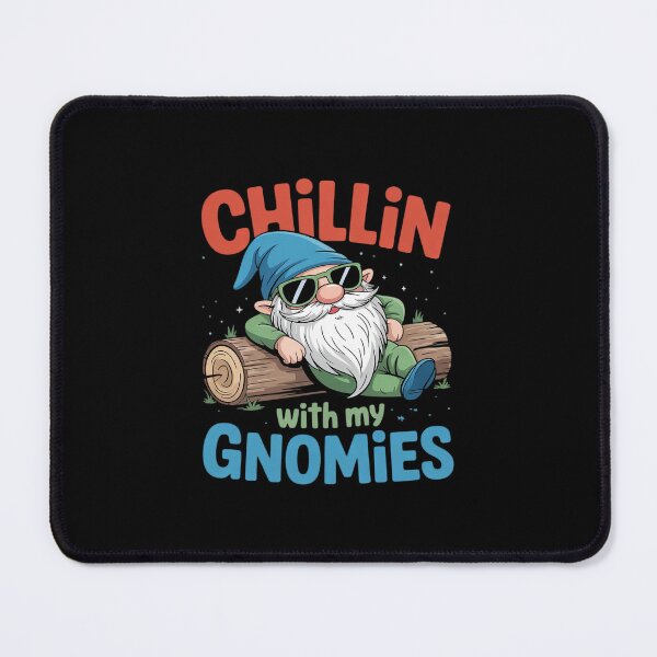 Item preview, Chillin with My Gnomies Friends Christmas Gnome designed and sold by lilLilaBatArt.