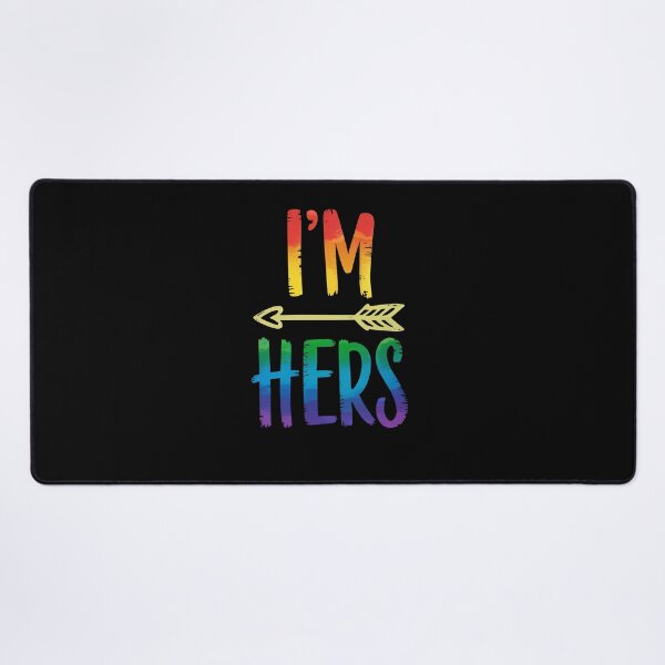 Item preview, LGBT Pride I'm Her She's Mine Lesbian Couple Matching Lover designed and sold by AmparoBoyle.