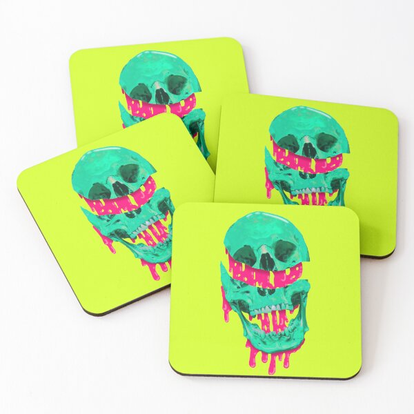 Item preview, Cyberpunk Melting Skull – Trippy Drip Illustration designed and sold by sketchyNetty123.
