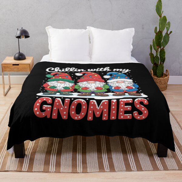 Item preview, Chillin With My Gnomies Christmas Family Friend Gnomes 4 designed and sold by lilLilaBatArt.