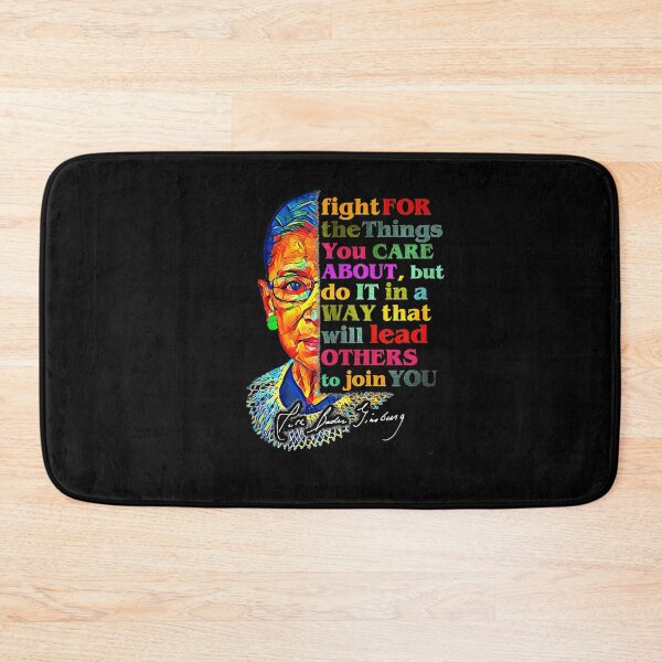 Item preview, Ruth Bader Ginsburg Colorful Fight Quote designed and sold by Ashackenna.