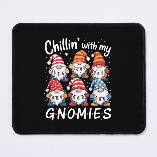 Item preview, Chillin' With My Gnomies Christmas Lights Gnomes Lover  designed and sold by lilLilaBatArt.