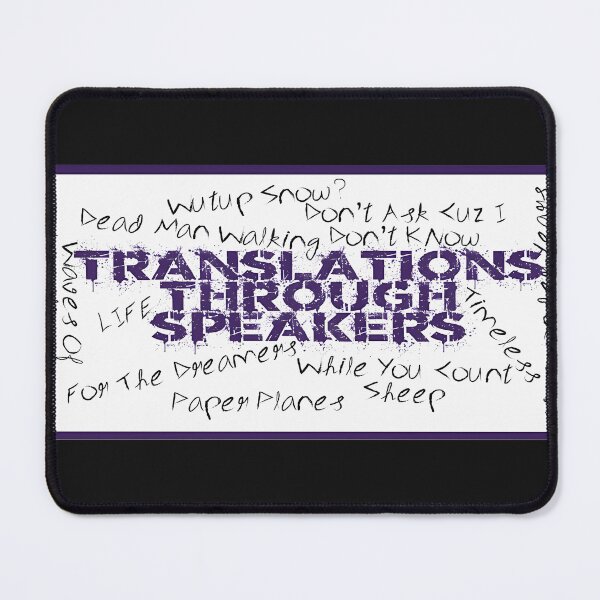 Item preview, Translations Through Speakers designed and sold by NegativeCar.
