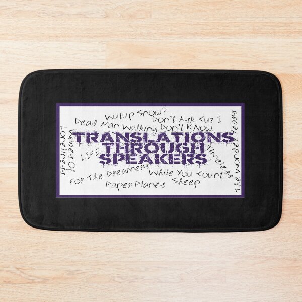 Item preview, Translations Through Speakers designed and sold by NegativeCar.