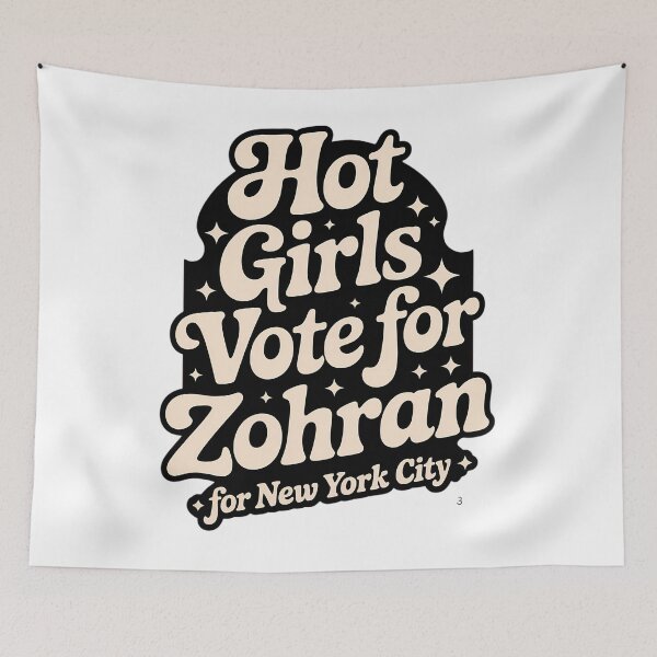 Item preview, Hot Girls For Zohran for New York City designed and sold by lamebee.