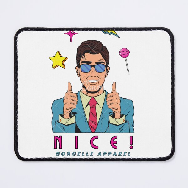 Item preview, NICE! Retro Pop Art Man with Thumbs Up 90s Aesthetic Graphic designed and sold by GenZFashion000.