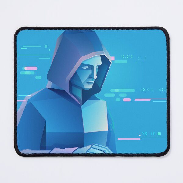 Item preview, concept of data science or digital transformation, character design of programmer or hacker presented with cyberpunk style designed and sold by NiamLab.