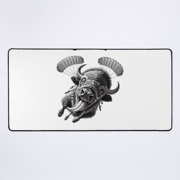 Item preview, “Bye, Son!” Funny Skydiving Bison Pun | Animal Adventure Humor Design designed and sold by JonelCrafts.