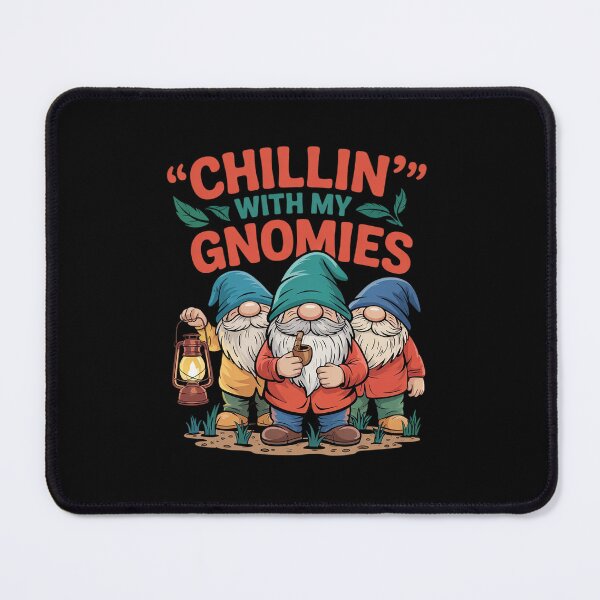Item preview, Chillin With My Gnomies Gardener Garden Gnome designed and sold by lilLilaBatArt.