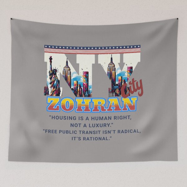 Item preview, Zohran for New York City - Zohran quotes designed and sold by lamebee.