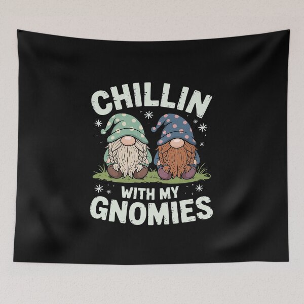 Item preview, Chillin With My Gnomies Yoga Meditation Summer Gnome 3  designed and sold by lilLilaBatArt.