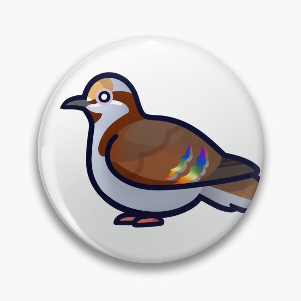 Item preview, Brush Bronzewing Pigeon (Left facing) designed and sold by mitsun.