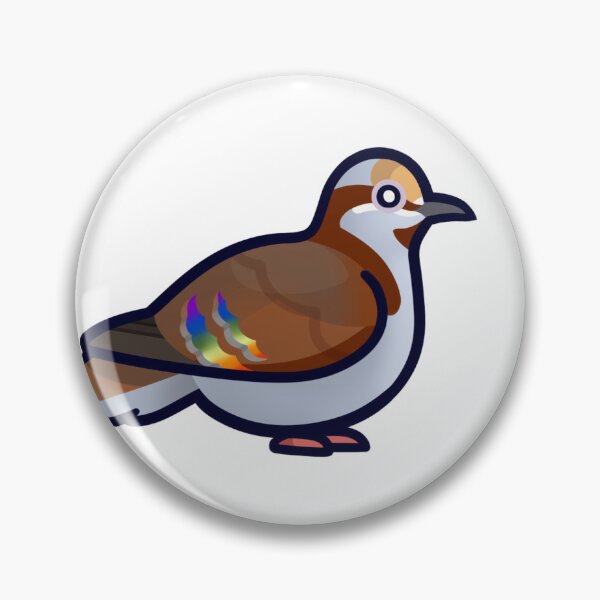 Item preview, Brush Bronzewing Pigeon (Right facing) designed and sold by mitsun.