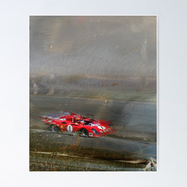 Super Car Art #6 At Speed Poster