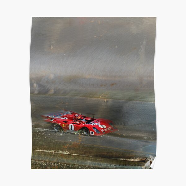 Super Car Art #6 At Speed Poster