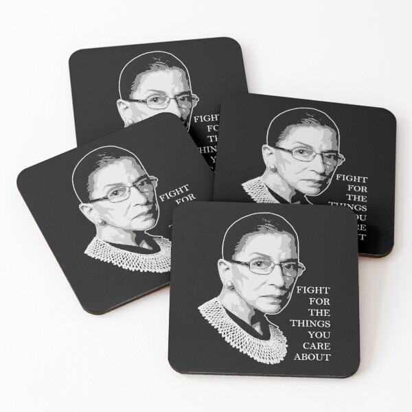 Item preview, Ruth Bader Ginsburg Black White Portrait designed and sold by Ashackenna.