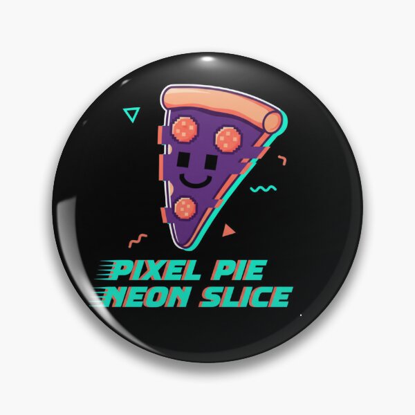 Item preview, Glitch Pizza Slice.Retro Gaming PizzaKawaii Glitchy Food. designed and sold by ZyVoAli.