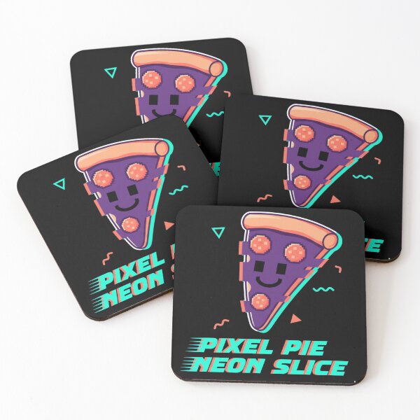 Item preview, Glitch Pizza Slice.Retro Gaming PizzaKawaii Glitchy Food. designed and sold by ZyVoAli.