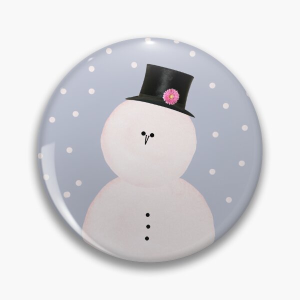 Item preview, Sweet Pink Snowman designed and sold by BrownsGeneral.