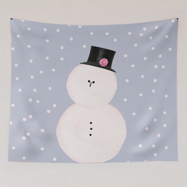 Item preview, Sweet Pink Snowman designed and sold by BrownsGeneral.