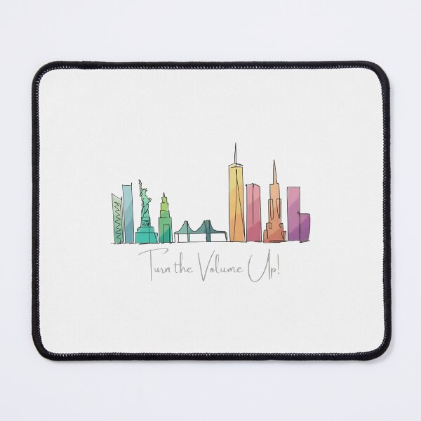 Item preview, Zohran Mamdani Turn the Volume Up NYC Skyline designed and sold by jimfarrepo.