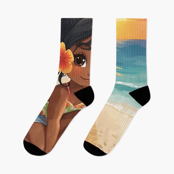 Item preview, Warm Ocean Breeze – Little Girl by the Beach Artwork designed and sold by Valeree Store.