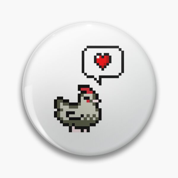 Item preview, Cute Chicken Pixel - Stardew Valley  designed and sold by Dorisate.