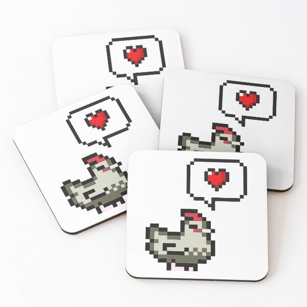Item preview, Cute Chicken Pixel - Stardew Valley  designed and sold by Dorisate.