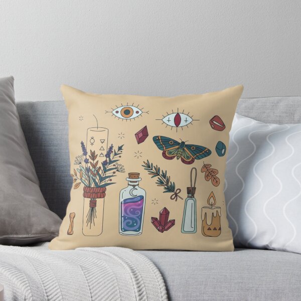 Item preview, Witchy Boho Magical Objects Illustration tshirt designed and sold by anandsiva2703.