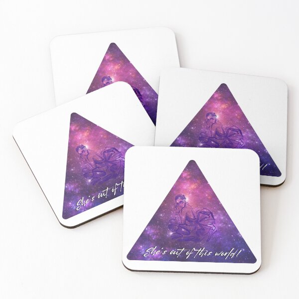 Artikelvorschau, "Sie ist nicht von dieser Welt!" Motivationsaufkleber entworfen und verkauft von Galaxy Creations.