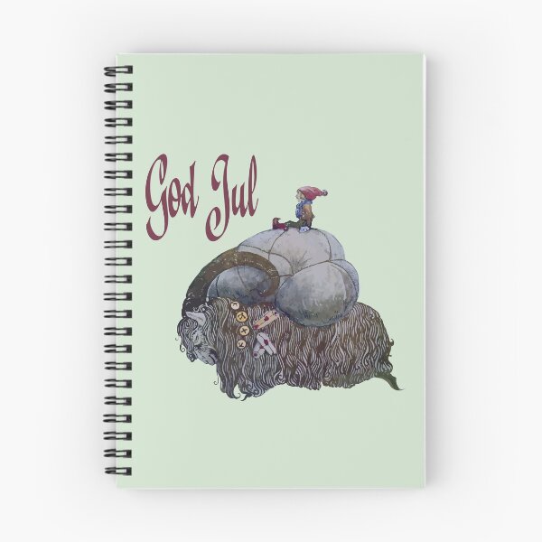 Item preview, God Jul Scandinavian Julbocken Yule Goat After John Bauer designed and sold by taiche.