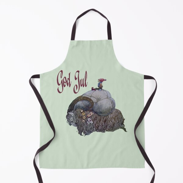 Item preview, God Jul Scandinavian Julbocken Yule Goat After John Bauer designed and sold by taiche.