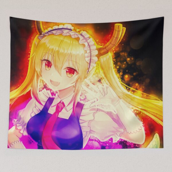 Item preview, Tohru Vibrant Dragon Maid Cheerful Glow From Miss Kobayashi Dragon Maid Anime designed and sold by thedarvills.