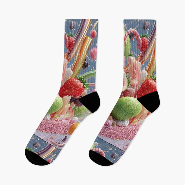 Item preview, Strawberry Whipped Cream Explosion – Surreal Dessert Fantasy Art designed and sold by Grafititee.