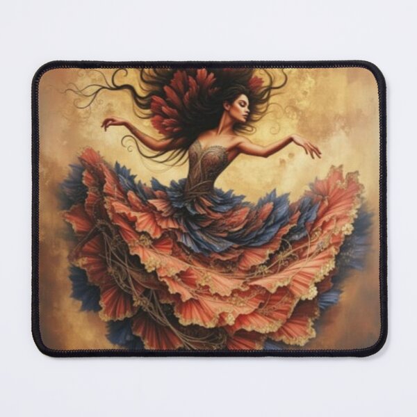 Item preview, The Unfurling Dancer. Petals of Passion Golden Reverie. designed and sold by ZyVoAli.