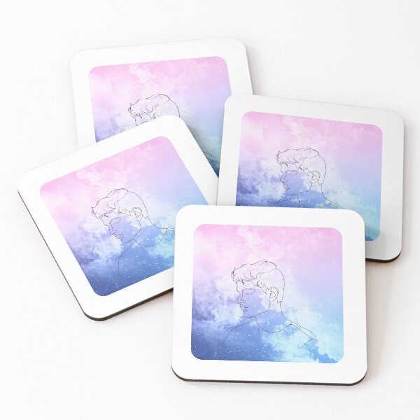 Item preview, Starry silhouette (pinks, blues)  designed and sold by Galaxy Creations.