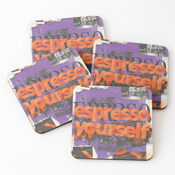 Item preview, Espresso Yourself: Collage Art with Attitude and Caffeine designed and sold by RelaxingDreams.