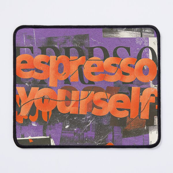 Item preview, Espresso Yourself: Collage Art with Attitude and Caffeine designed and sold by RelaxingDreams.