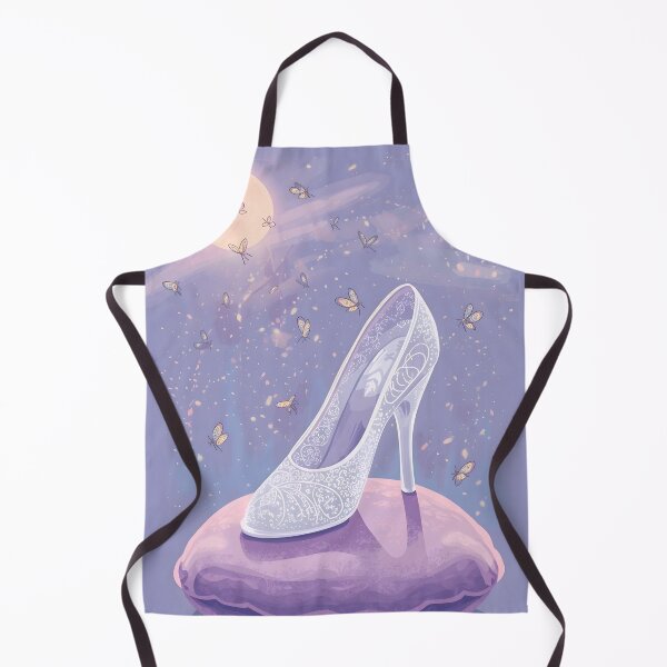 Item preview, Glass Slipper under Moonlight – Dreamy Fairytale Vector Design designed and sold by Valeree Store.
