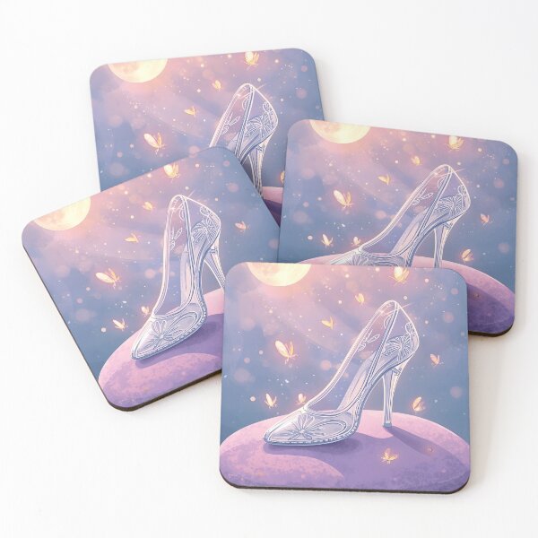Item preview, Fairytale Glow – Enchanted Slipper Soft Pastel Design designed and sold by Valeree Store.