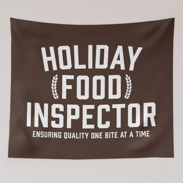 Item preview, Holiday Food Inspector designed and sold by Justin Ellis.