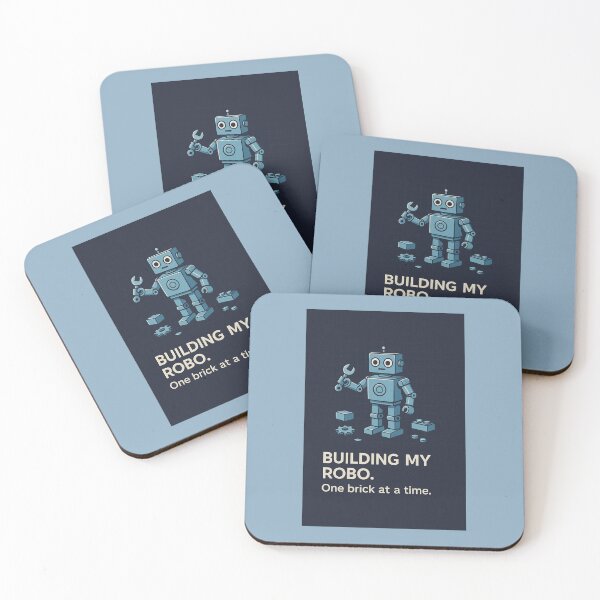 Item preview,  Building My Robo. One Brick at a Time. designed and sold by Novel Works Studio.